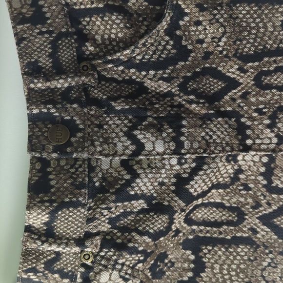 Hue leggings Brown python Size S ultra soft denim - Picture 3 of 10